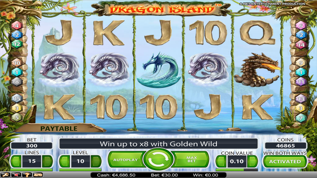 Игровой интерфейс Dragon Island 10