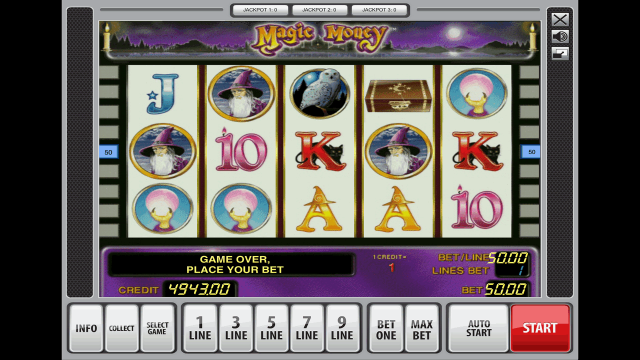 Игровой интерфейс Magic Money 7