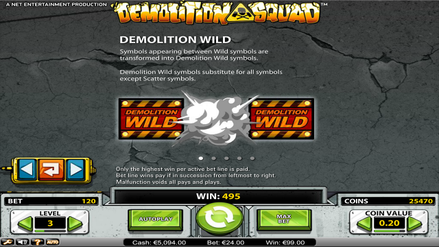 Бонусная игра Demolition Squad 1
