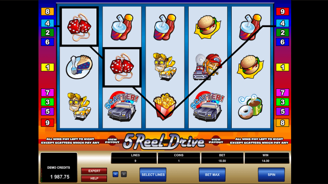 Бонусная игра 5 Reel Drive 5