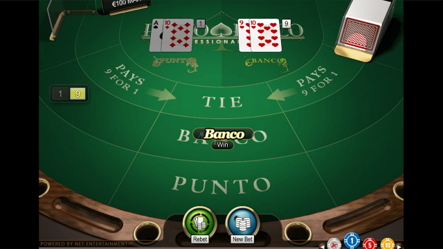 Бонусная игра Punto Banco Professional Series 1