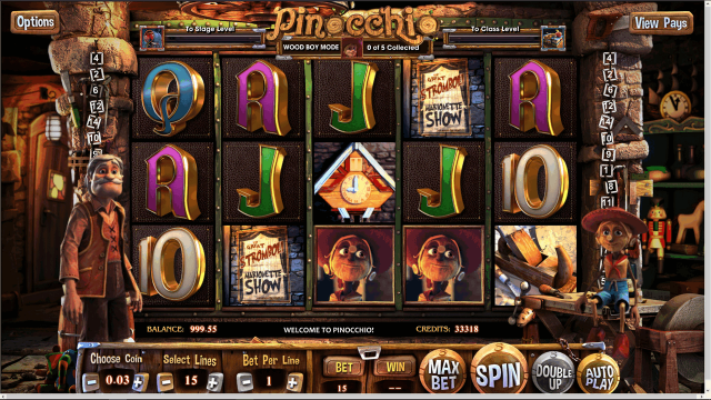 Игровой интерфейс Pinocchio 1