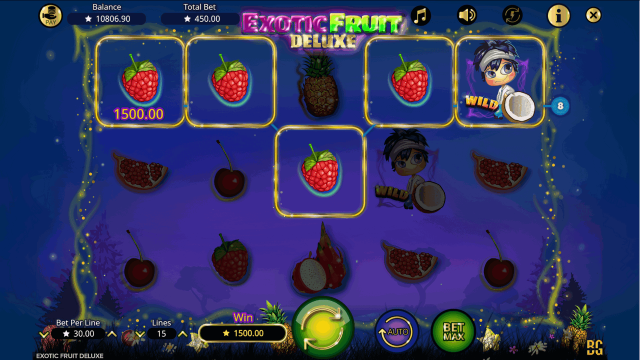 Игровой интерфейс Exotic Fruit Deluxe 5