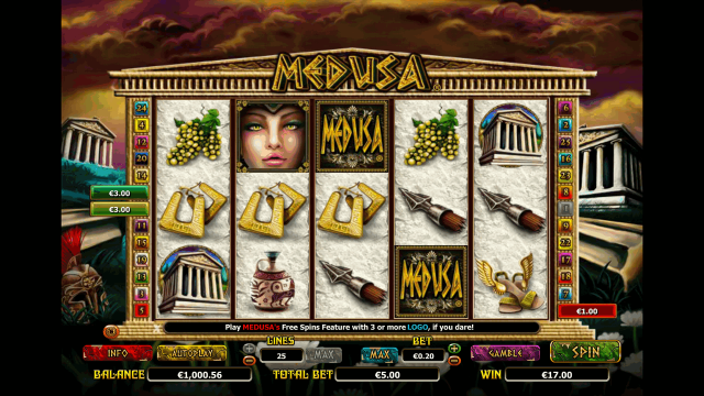Бонусная игра Medusa 3