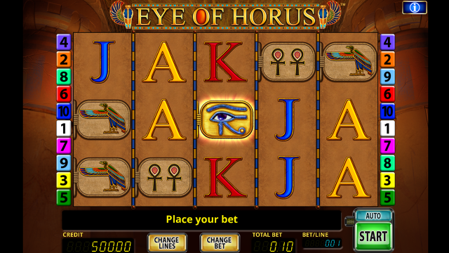 Бонусная игра Eye Of Horus 1