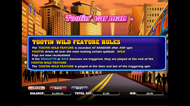 Бонусная игра Tootin' Car Man 3