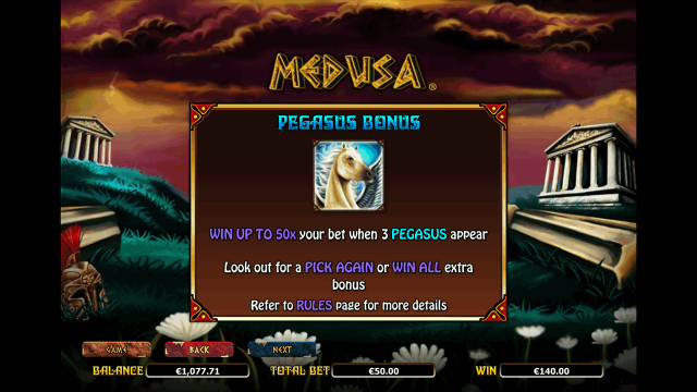 Бонусная игра Medusa 9